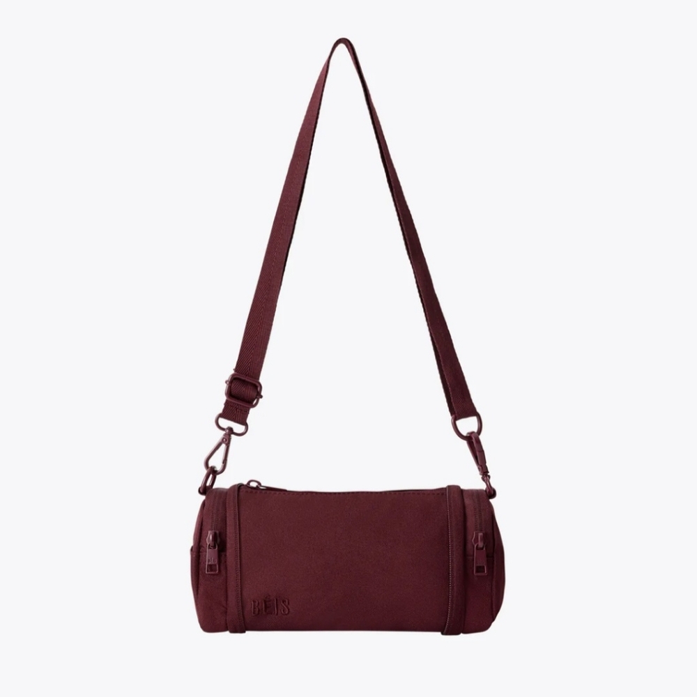 BEIS The Expandable Crossbody Charm (burgundy)